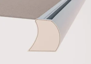 Slim awning cassette profile detail