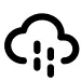 Icon representing rain protection