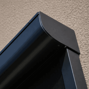 Black screen cassette corner detail